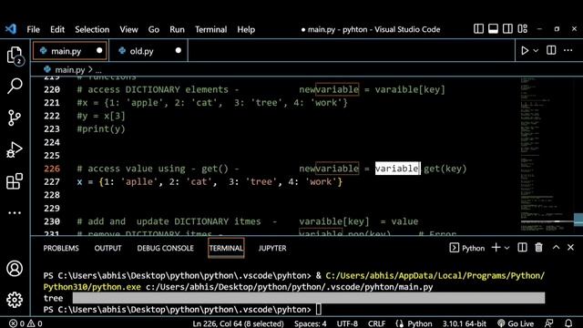 #4 Dictionary in python||python Tutorial for beginners || Hindi || Learn python|| (Part:- 12)