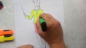 Как нарисовать учителя? Как нарисовать учительницу. How to draw a teacher