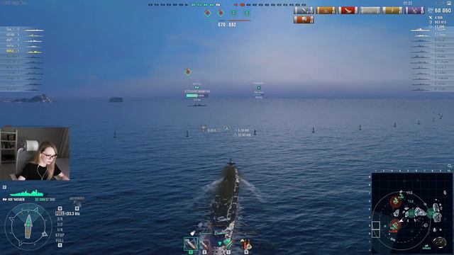 World of Warships : Прокачиваем Чапаев. смотреть онлайн