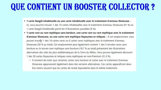 Que contient un booster collector The Lord of the Rings ? @mtg смотреть онлайн
