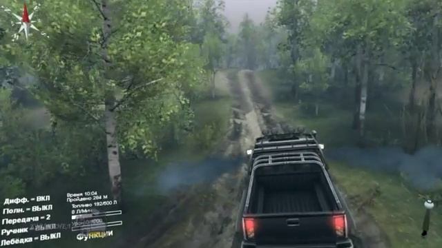 Обзор внедорожников Хаммер Н2 тест драйв на бездорожье SpinTires 2015 Hummer H2