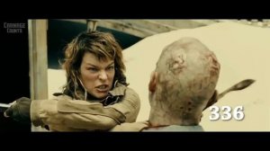 Resident Evil Extinction (2007) Carnage Count