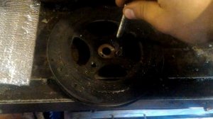 Как снять шкив коленвала и Т.П. простой съемник своими руками