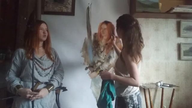 Момент рисование маслом образ валькирия смотреть онлайн