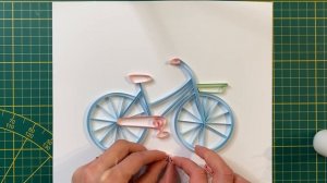 How to Make Quilling Bicycle with Flowers