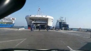 Керченская переправа. Порт Крым. Въезд на паром