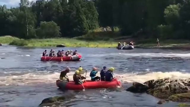 Порог Большой Толли, река Шуя смотреть онлайн