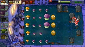 Растения против зомби 1 часть ночь