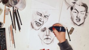 Рисуем эмоции человека.