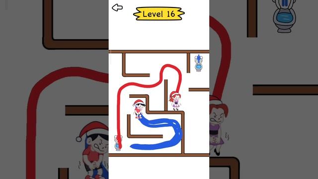 Toilet Rush Race: Draw Puzzle  - Level 16