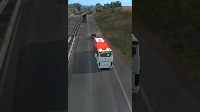 High Speed Driving on highway - Hyundai Bus Mod Ets 2 #ets2 #ets2indianbusmod