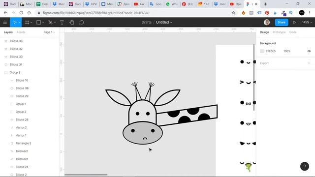 Figma - Рисуем милоту - персонажи и эмоции смотреть онлайн