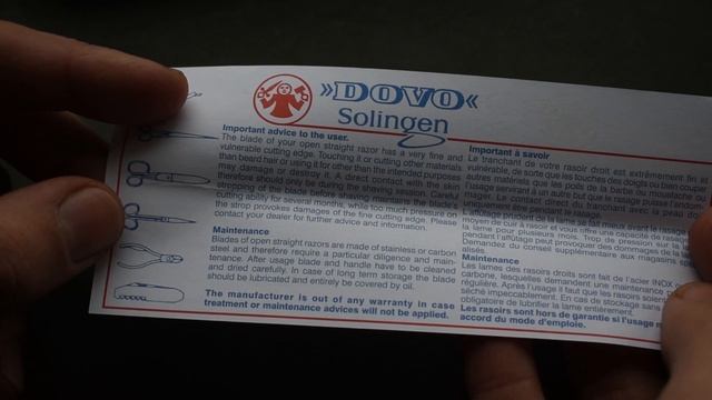Опасная бритва Dovo "Best Quality", 6/8", Solingen смотреть онлайн