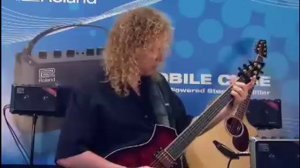 Roland MOBILE CUBE the All-Purpose Portable Amp at NAMM