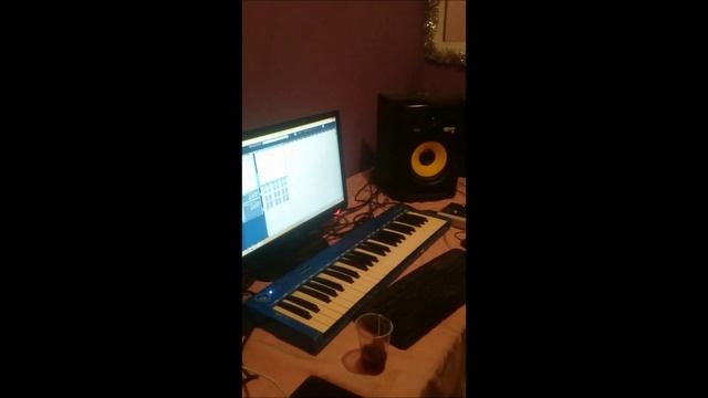 Шамиль Эбзеев - Шуточная (процесс записи песни на студии)