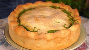 Пирог-котелок, накрытый крышечкой.
ПЕСОЧНЫЙ ПОТПАЙ С КАРТОШКОЙ И ЛУКОМ