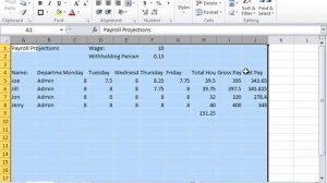 Excel 2010 Tutorial Selecting Columns and Rows Microsoft Training Lesson 6.1