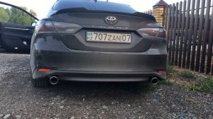 Раздвоенный спорт выхлоп на камри 70 от Fili-teck, в день установки