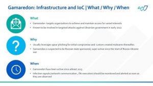 Gamaredon: Infrastructure and Indicators of Compromise (IoCs) | Security Spotlight