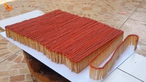 Match Chain Reaction VOLCANO ERUPTION Amazing Fire Domino 3