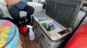 GENIUS MINIVAN SETUP FOR FULL TIME FEMALE NOMAD// Travel Snacks