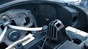 Как снять руль Peugeot 308 Пежо