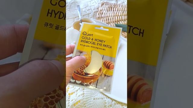 Обзор на патчи Quret Gold&Honey Hydrogel Eye Patch | MyMakeup Shop Moldova