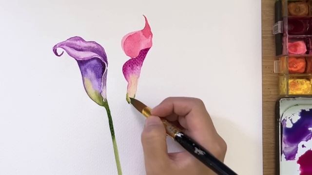 Cotton Towel Painting Technique for Beginners | Basic Easy Step by step смотреть онлайн