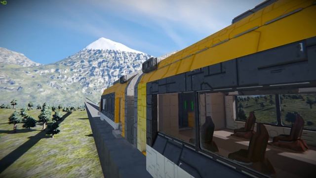 Space Engineers Такого вы еще не видели! Masu Bullet train - Мегапоезд! смотреть онлайн