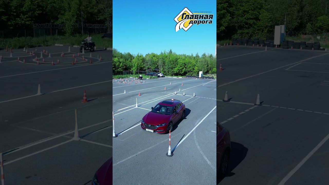 Параллельная парковка  #automobile #автодром #рек #экзаменгибдд
