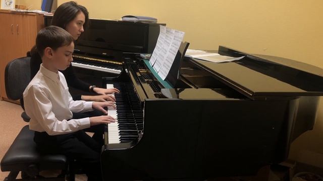 Гущин Александр, Паначева Ангелина - Три немецких танца Л.В. Бетховен смотреть онлайн