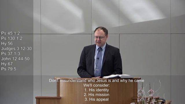 12.6.22 ~ Rev W Bredenhof ~ John 12:44-50 ~ Don't misunderstand who Jesus is and why he came смотреть онлайн