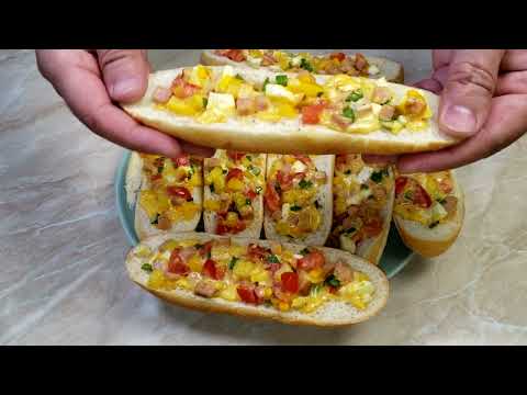 Рецепт горячие бутерброды. Такую вкусноту готовлю раз в неделю.