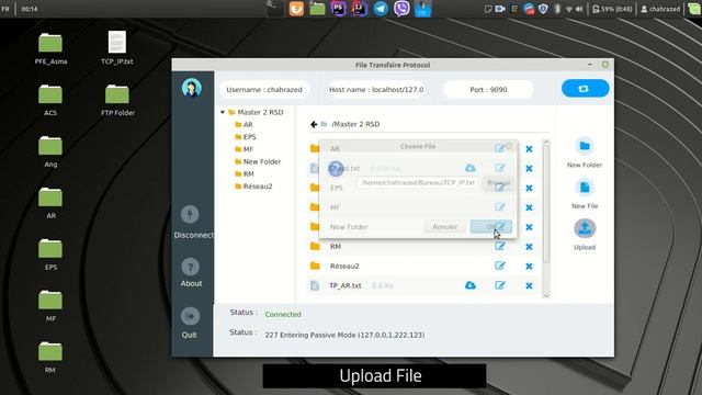 Demo Simple FTP Client [ javaFx ] V 1.1 смотреть онлайн