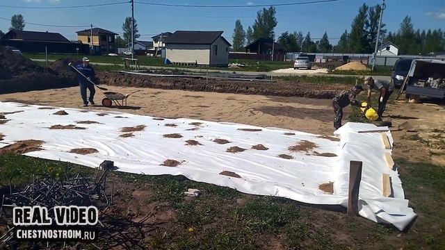 БАЛАШИХА. Занимаемся песчаной подушкой... смотреть онлайн