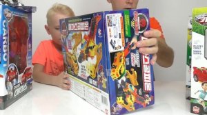 Новая посылка с игрушками из Южной Кореи трансформеры Carbot Mecard Лига Вотч Кар