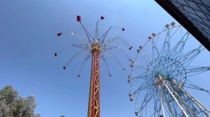 Сочи Лазаревское парк карусель цепочки высота 32 метра