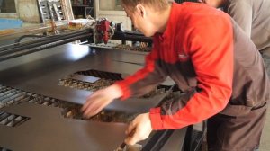 Лазерная резка металла 1,5 мм для изготовления лазерного CO₂ станка резки и гравировки неметаллов ☺