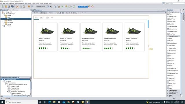 Java design modern ui using java swing drag and drop смотреть онлайн