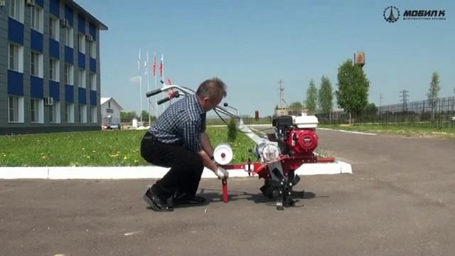 Мотоблок МКМ 3 Lander Пахарь с фрезами