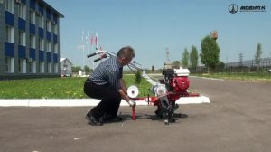Мотоблок МКМ 3 Lander Пахарь с фрезами