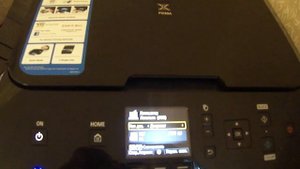 Сканирование и вывод на печать на принтере Canon MG5440 Pixma