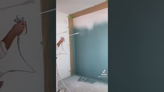 Стыкую безвоздушную покраску по центру
