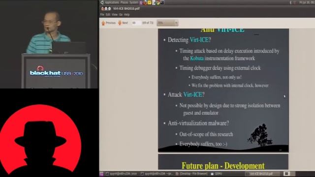 Black Hat USA 2010: Virt-ICE: Next Generation Debugger for Malware Analysis 6/6 смотреть онлайн
