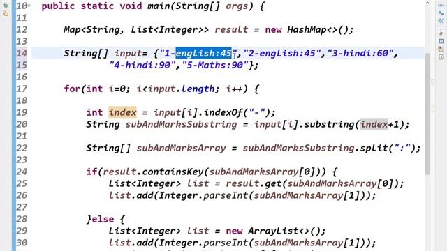 Java coding Question to test Arrays and String knowledge