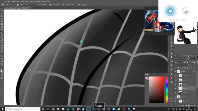 Spider Girl - Venom Season - Speed Art #photoshop #digitalart