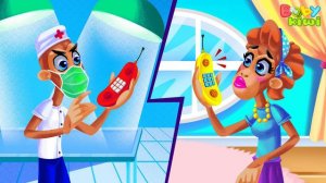 Five Little Monkeys  🐒 - Nursery Rhymes for Kids | Baby Kiwi 🥝