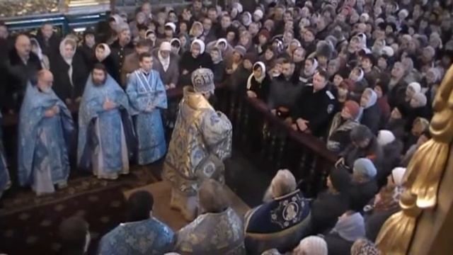 Смоленская икона Божией Матери Одигитрии вернулась в Свято-Успенский собор смотреть онлайн