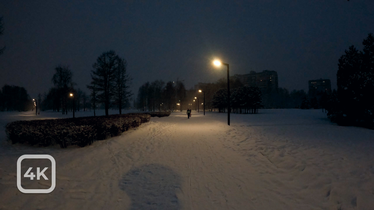 Зимняя прогулка ❄️? Парк Академика Сахарова. [4K] / Winter walk. Academician Sakharov Park.