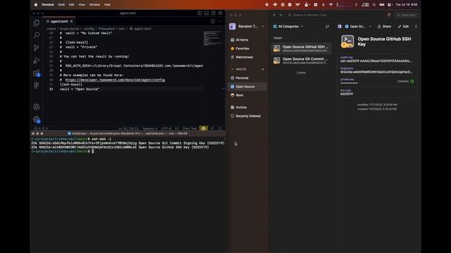 Configuring 1Password SSH Agent to use SSH keys from custom vaults смотреть онлайн
